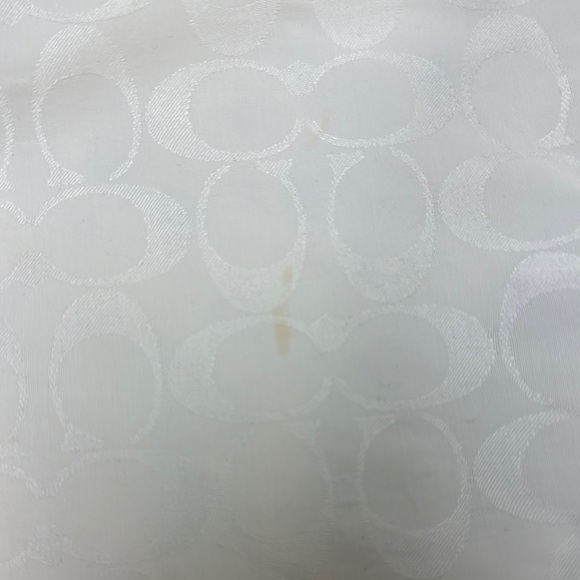 Coach Ivory Trench Coat Size large - Picture 6 of 7